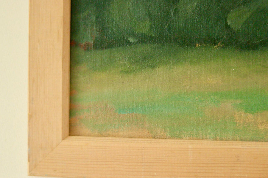 Original Mid-Century Scandinavian Oil on Panel – “Landscape I”
