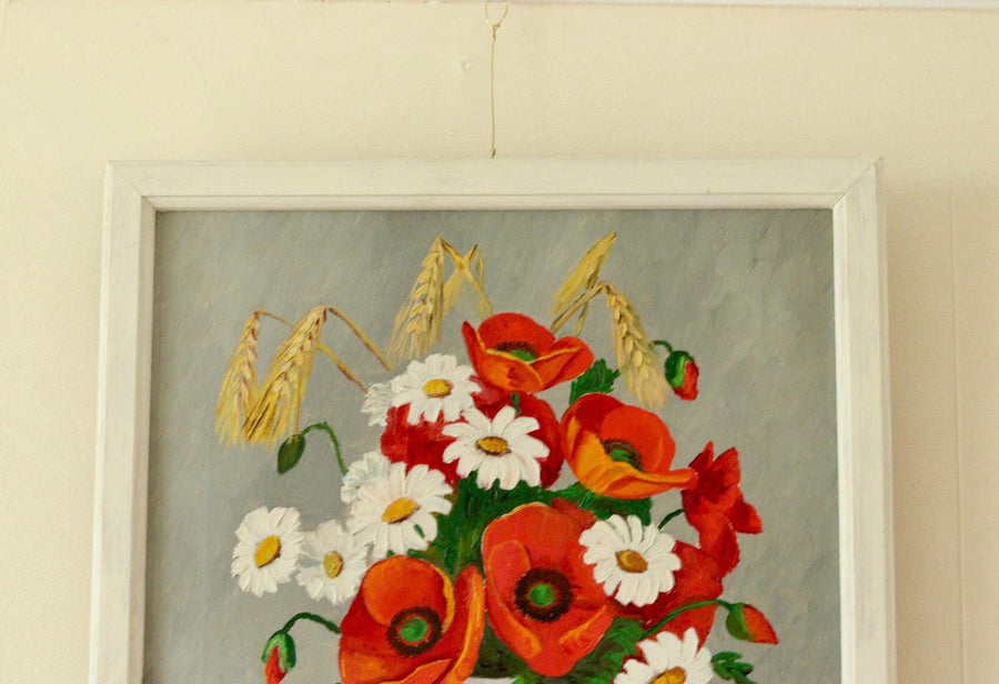 “Still Life Poppies” by B. Peters