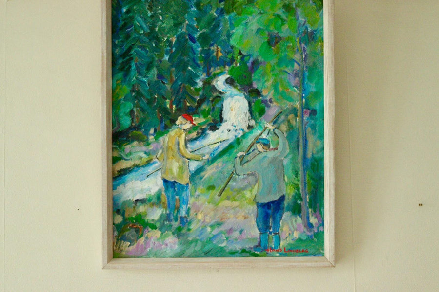 Original Swedish Oil on Canvas – By HANS LINDBERG