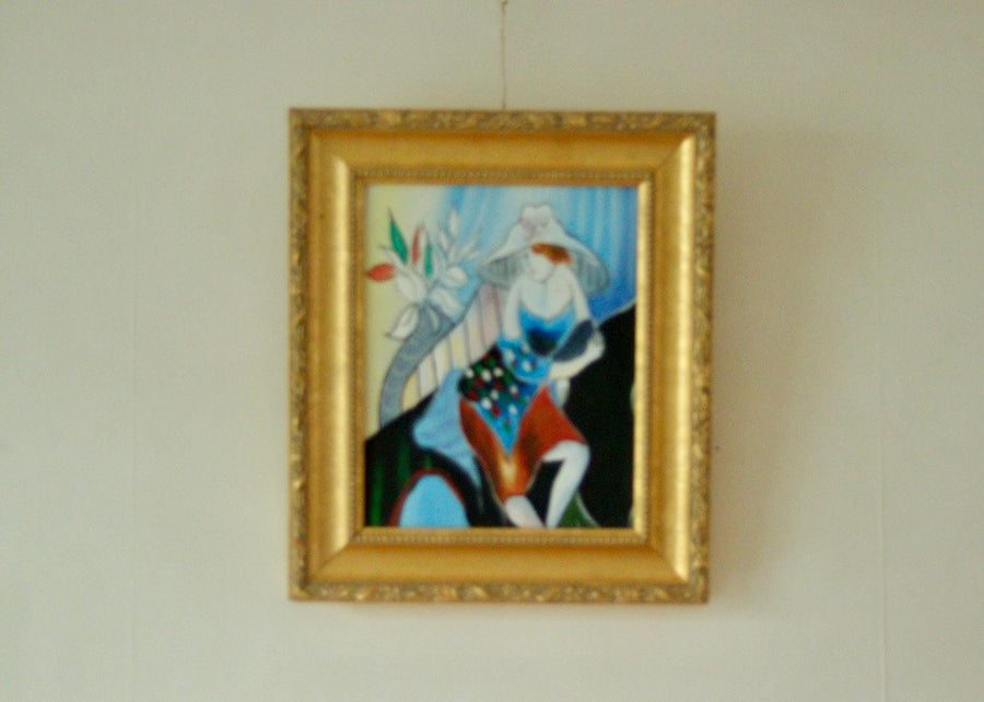 “Woman with a Hat” by Mary Varley