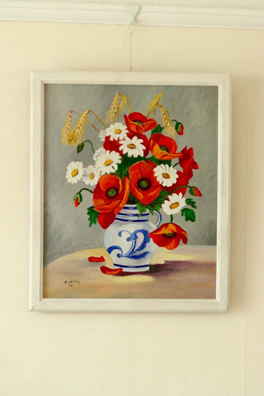 “Still Life Poppies” by B. Peters
