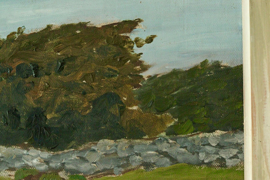 Mid-20th Century Original Oil on Canvas – Landscape