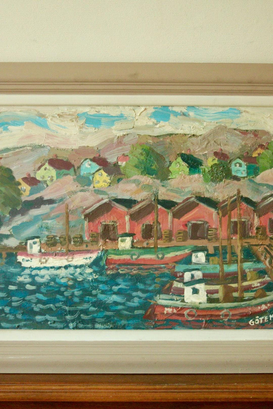 “Fiskeläge Bohuslän” by Göte Johansson