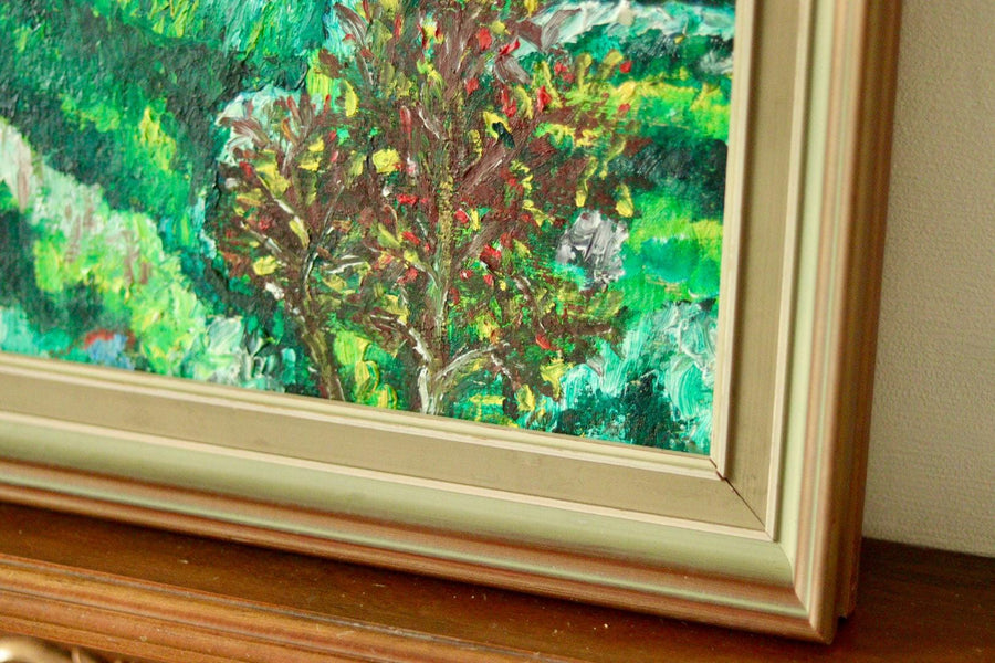 Original Mid-Century Oil on Canvas – “Landscape Motif”