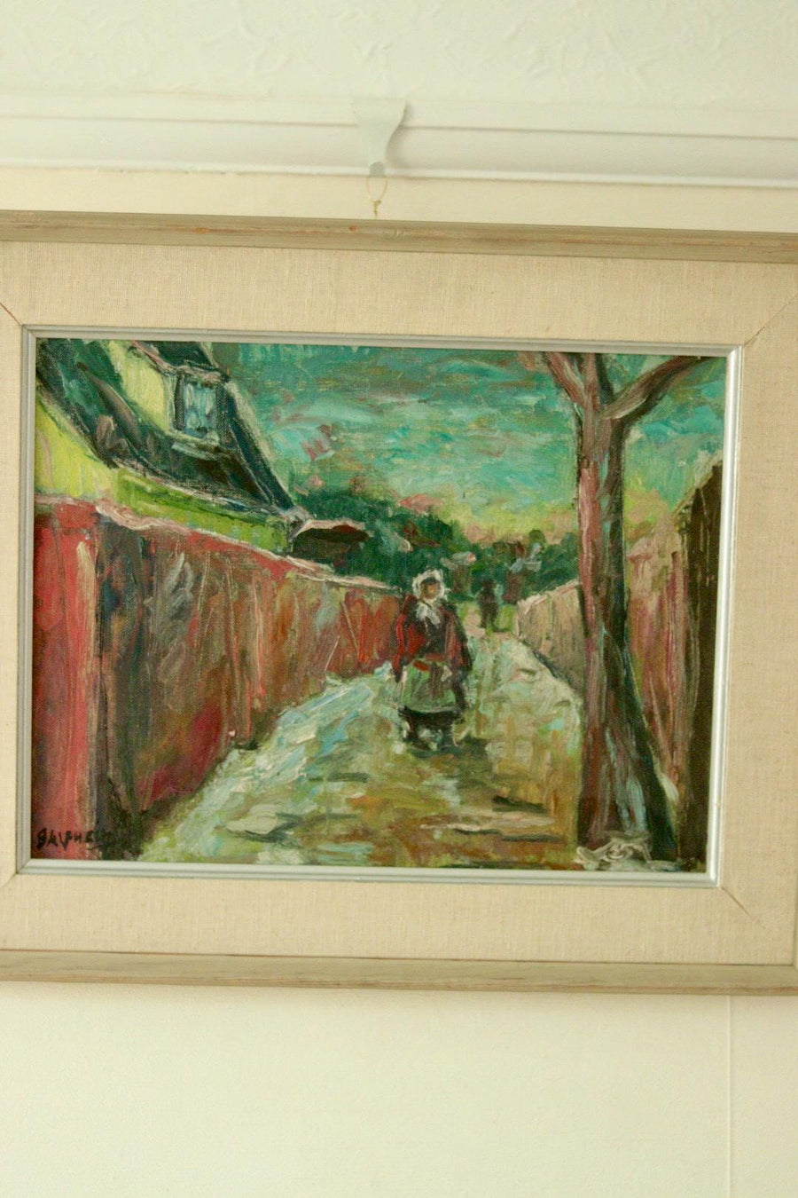 “Woman in the Lane” by Louis Zelig