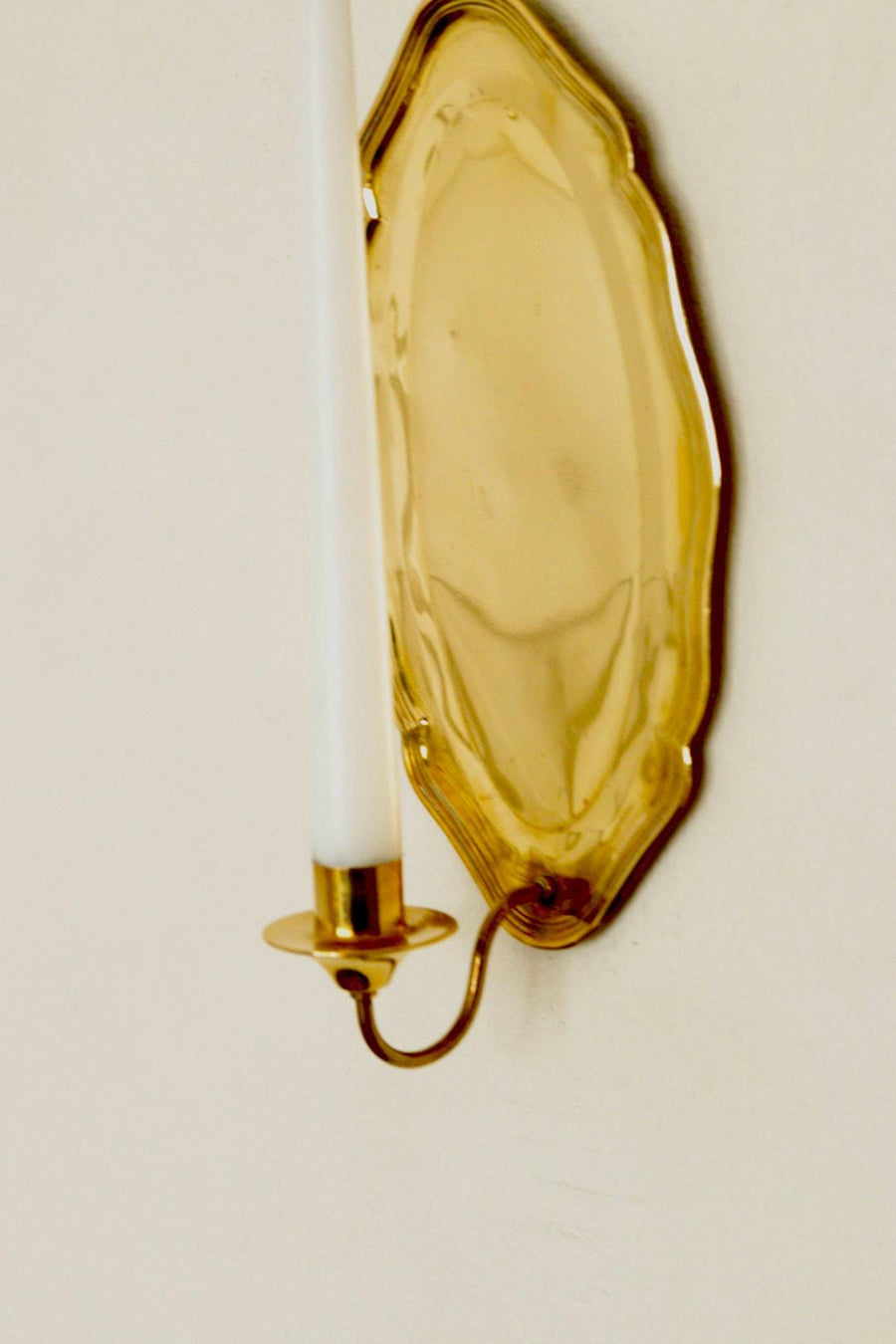 Mid Century Swedish Brass Sconces