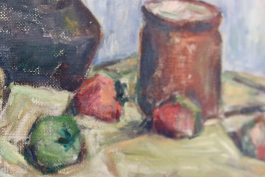 Original Swedish Oil on Panel "Still Life "