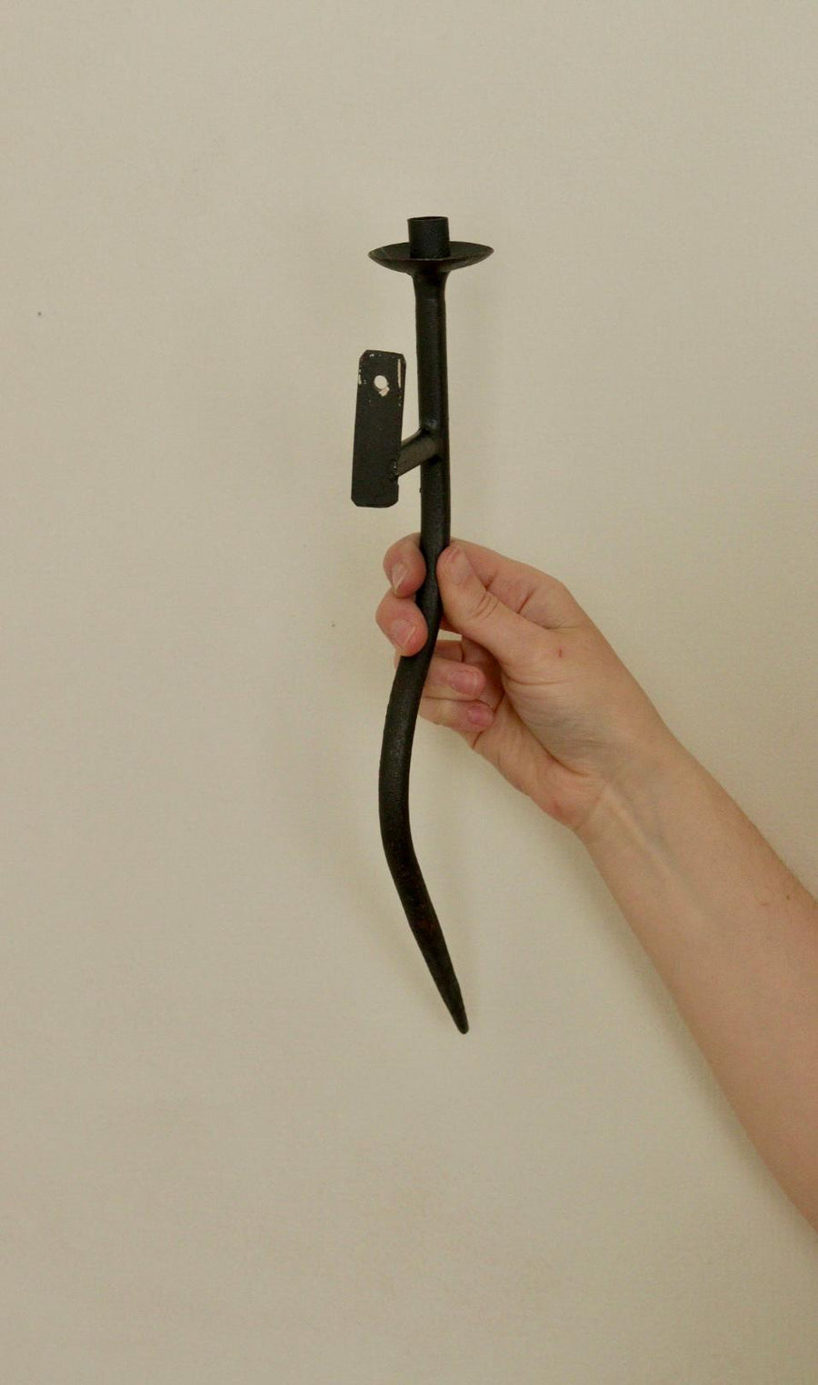 Pair of Mid-Century-Swedish Sconces with Black Coating