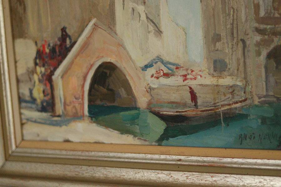 “Venice Scene” by Knut Norman