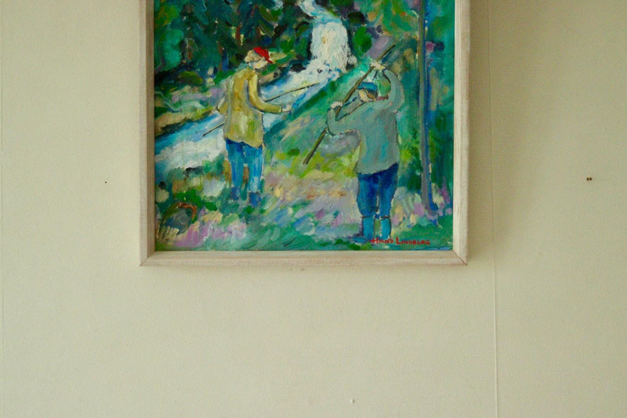 Original Swedish Oil on Canvas – By HANS LINDBERG