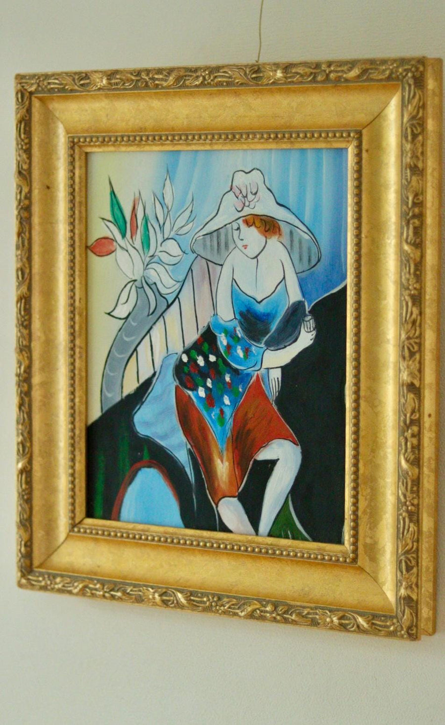 “Woman with a Hat” by Mary Varley