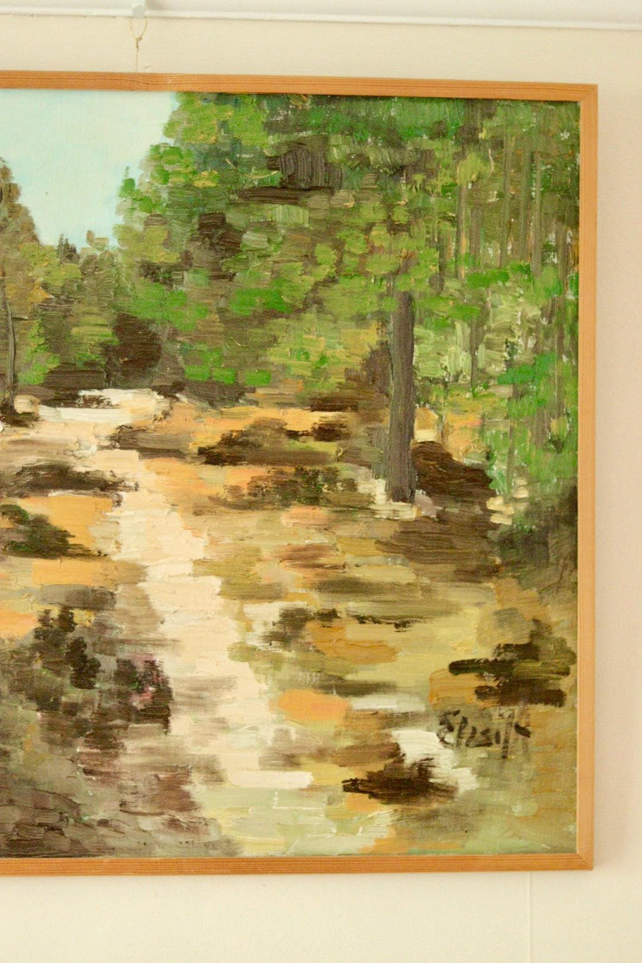 Original Swedish Oil on Canvas – “Landscape”