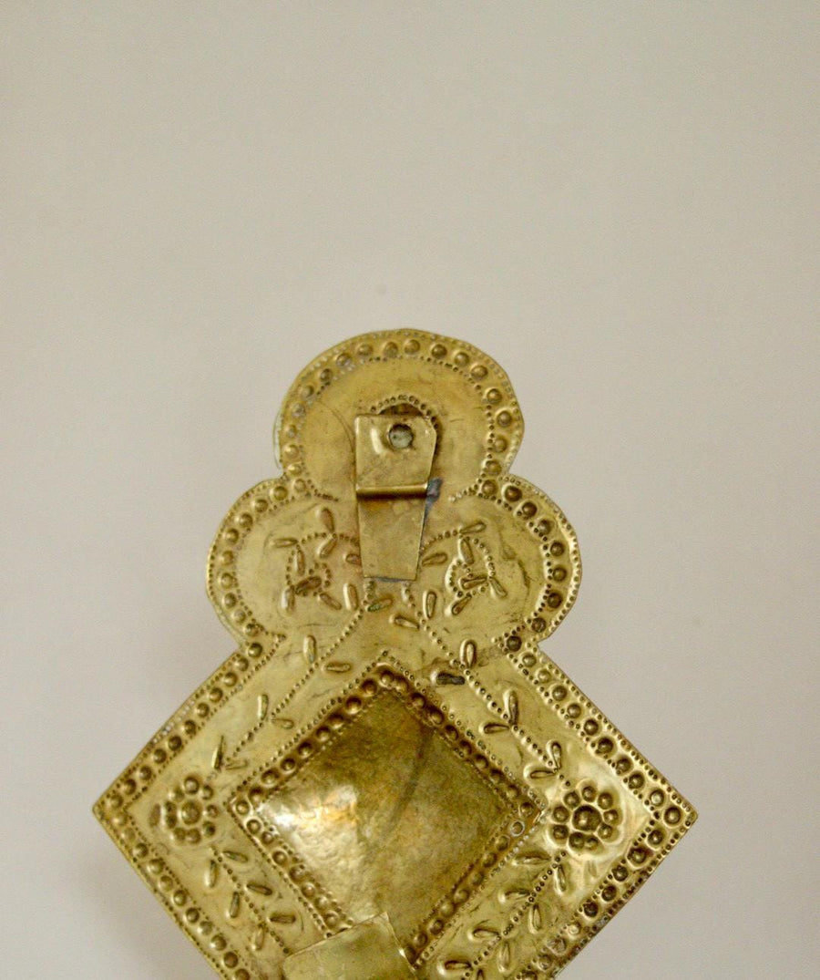 Pair Of Mid Century Swedish Brass Sconces