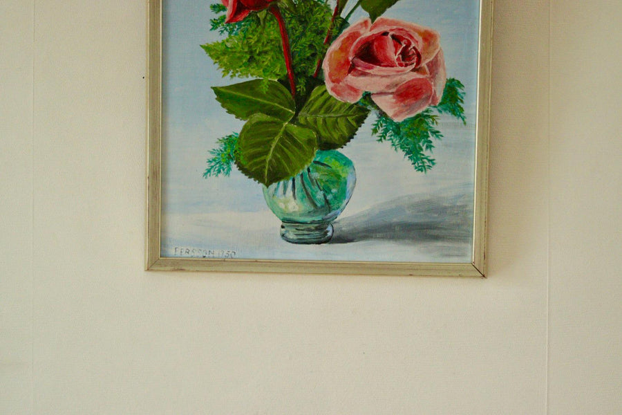 "Roses in a Vase" Persson 1950