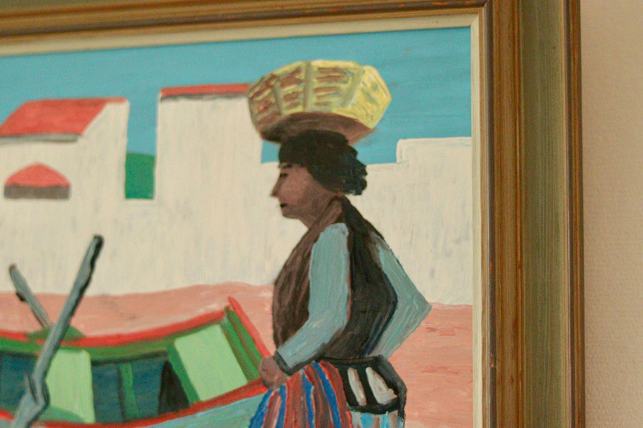 “Woman and Boat” by STIG VERNER