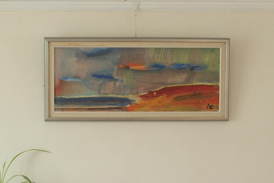 Original Mid Century Oil on Panel – “Illumination”