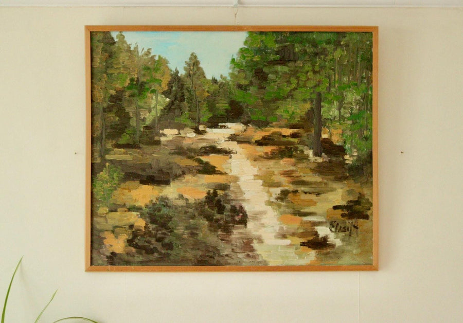 Original Swedish Oil on Canvas – “Landscape”