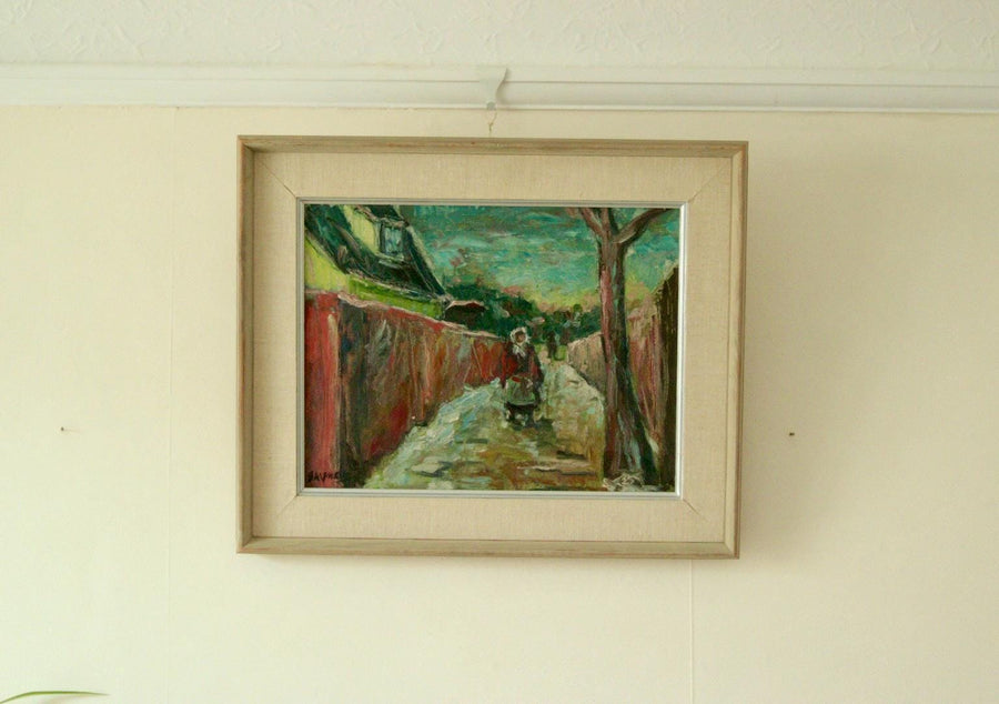 “Woman in the Lane” by Louis Zelig
