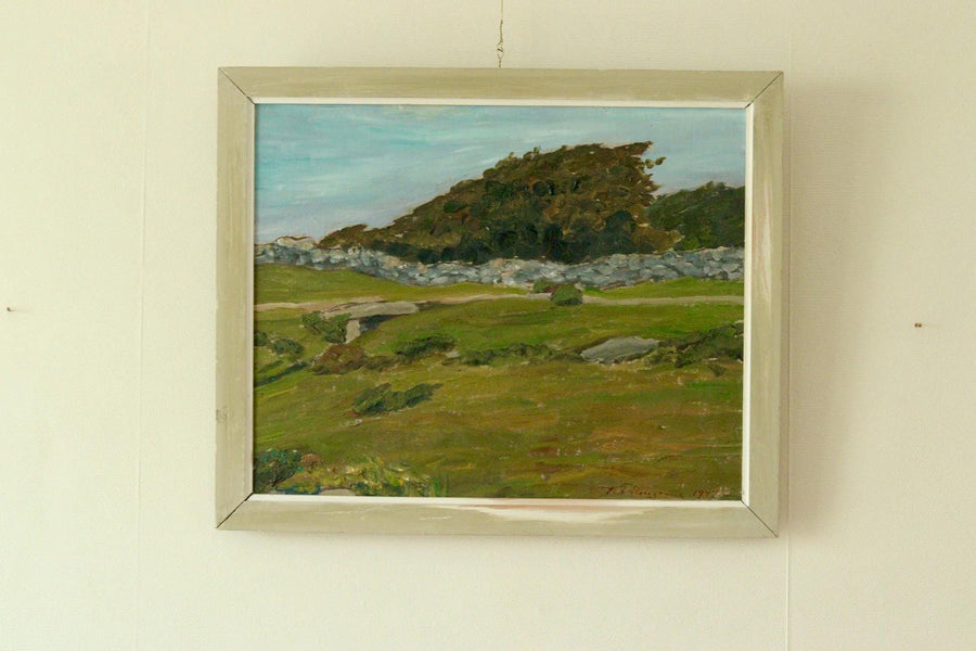 Mid-20th Century Original Oil on Canvas – Landscape
