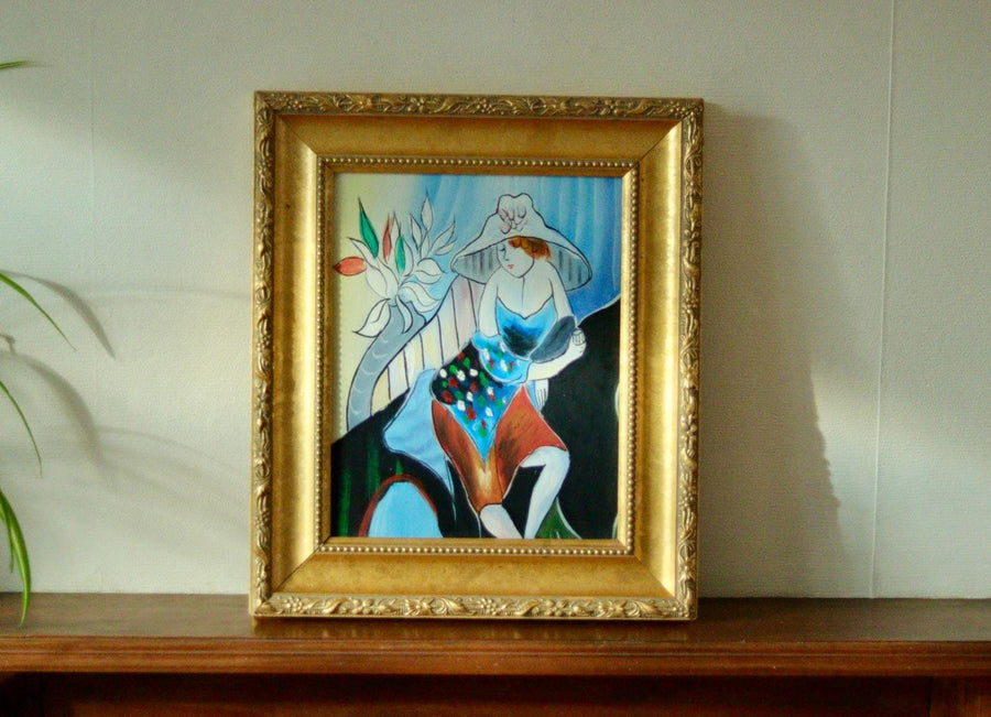 “Woman with a Hat” by Mary Varley