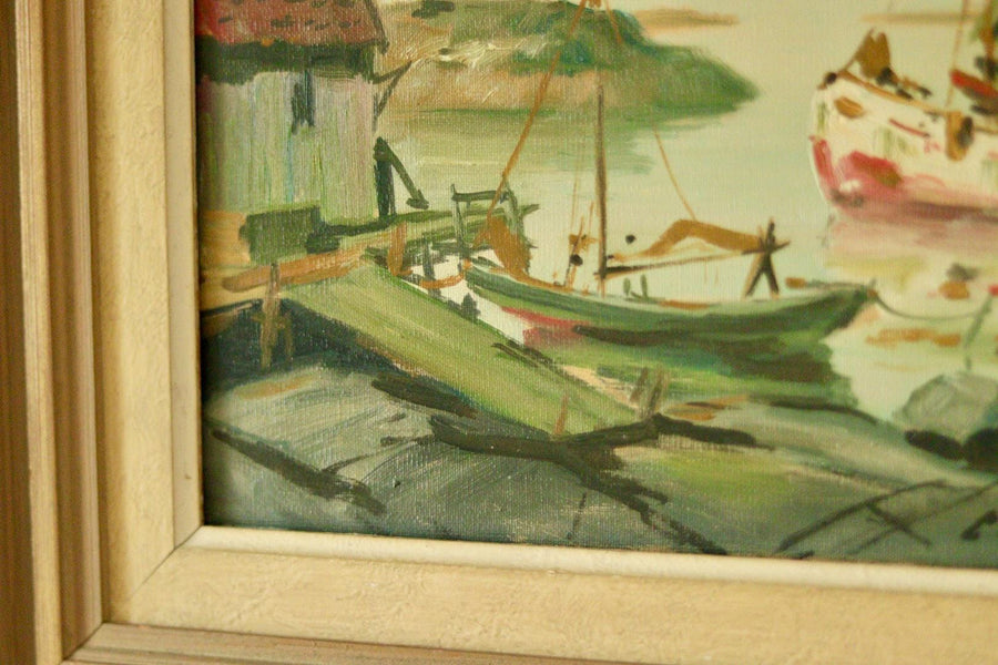 “Boat in the Harbour” by CARL CHRISTIANSSON