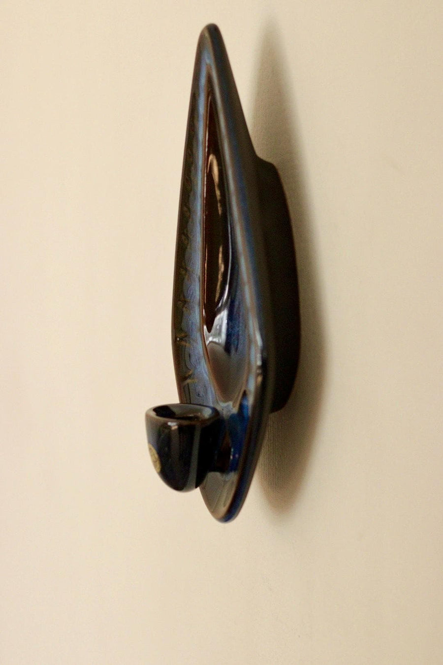 Pair Of Mid Century Danish Ceramic Sconces by Einar Johansen for Søholm Stentøj