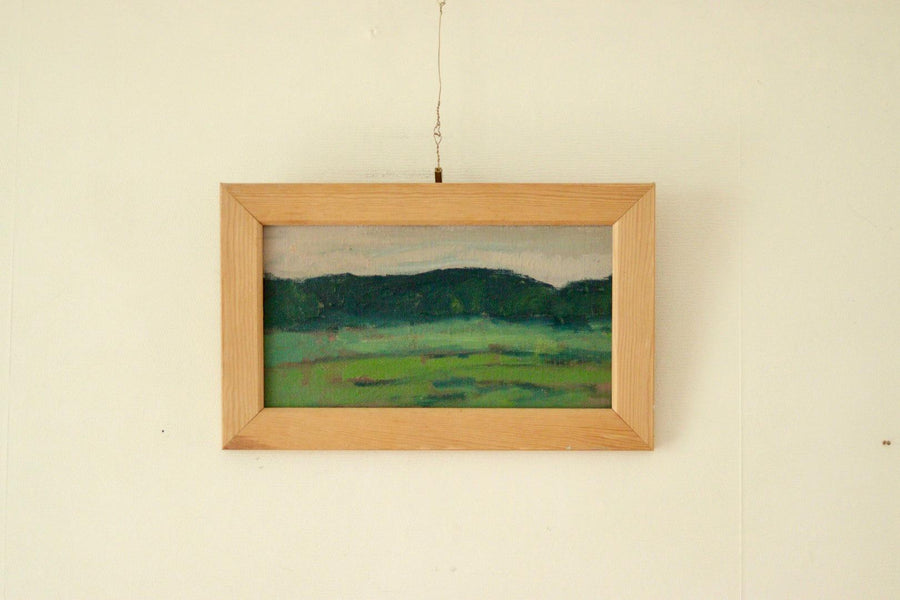 Original Mid-Century Scandinavian Oil on Panel – “Landscape II”
