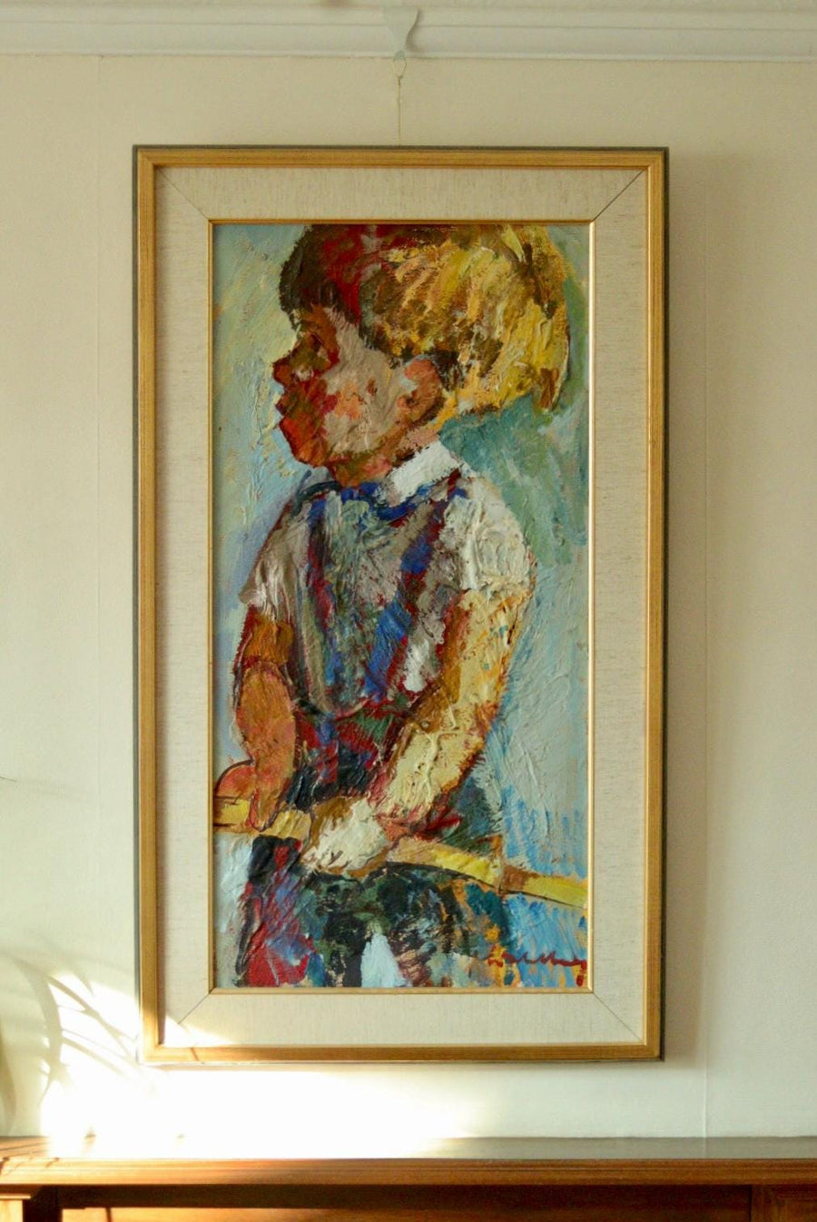 “Portrait of a Young Boy” by Bertil Wahlberg (1923–1980)