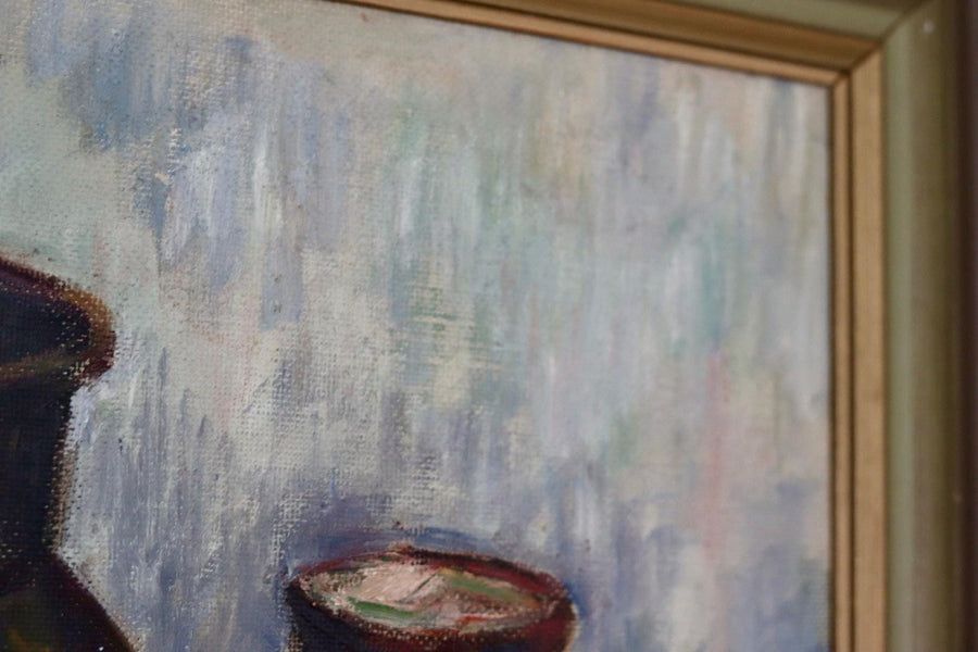 Original Swedish Oil on Panel "Still Life "