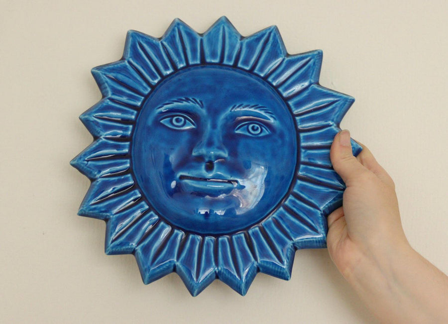 Vintage Ceramic Sun by Terra Elluna Italy