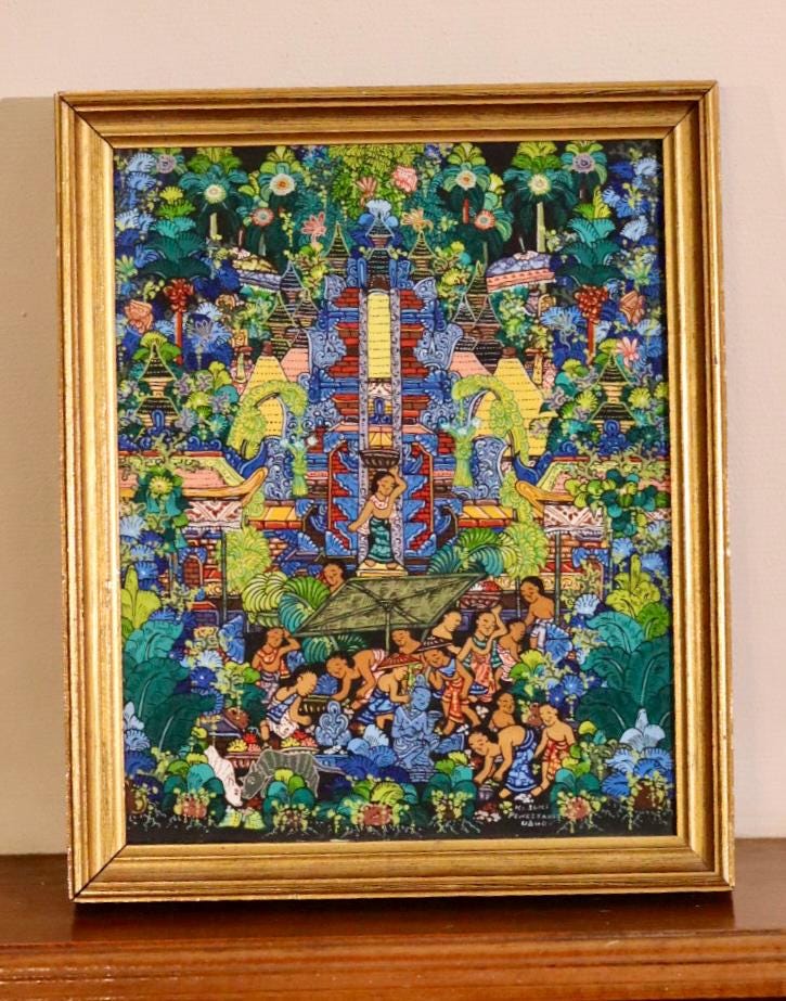 Original Balinese Oil on Canvas - Ubud Young Artists
