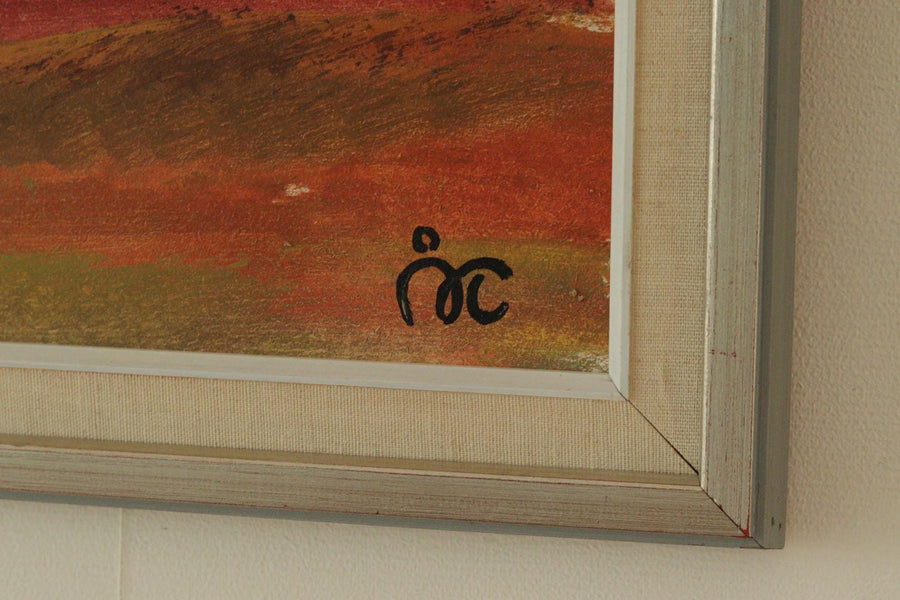 Original Mid Century Oil on Panel – “Illumination”