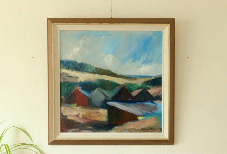 "Landscape with Buildings" – VALDEMAR ÖBERG
