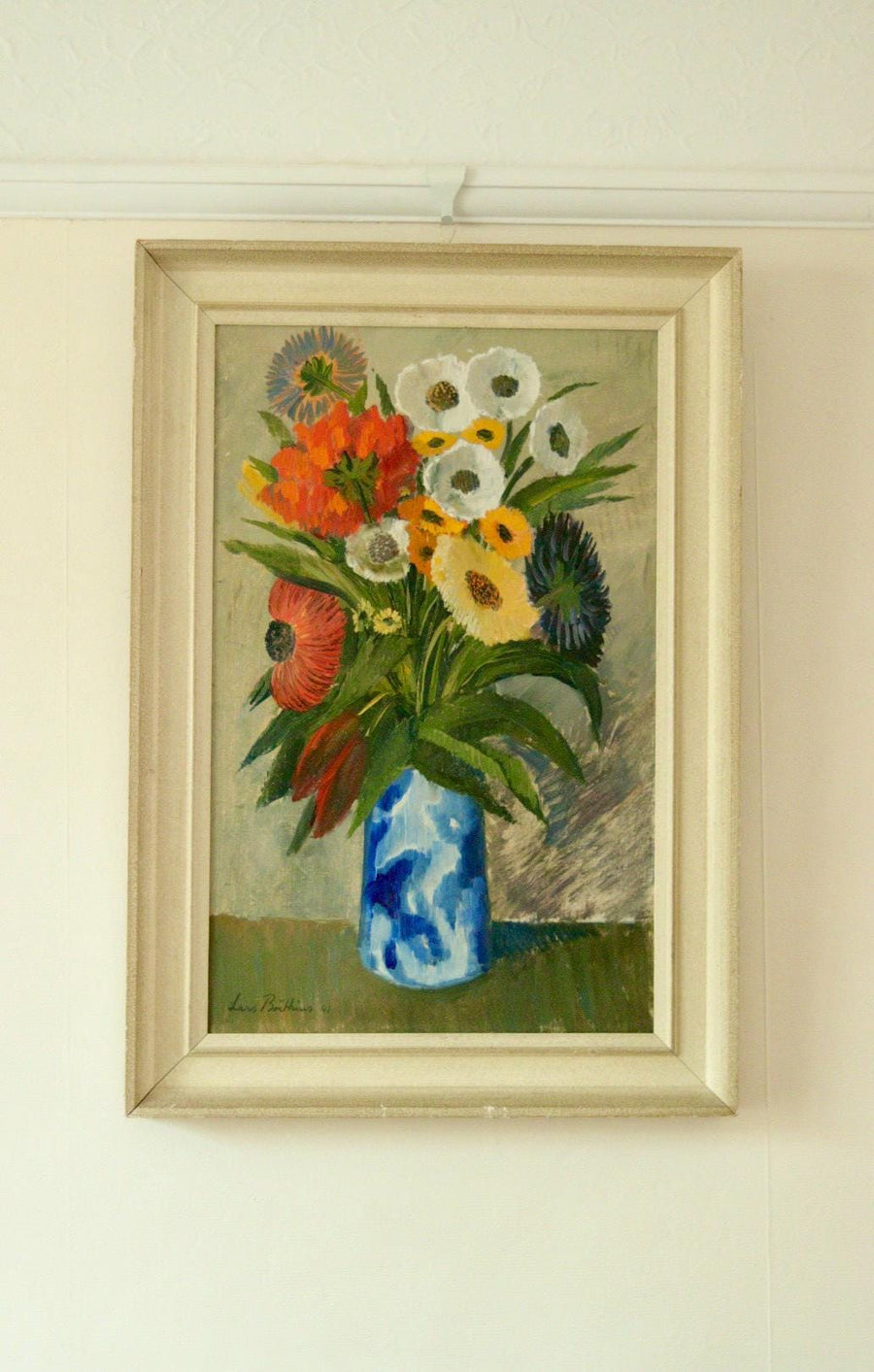 “Still Life with Blue Vase” by Lars Boethius