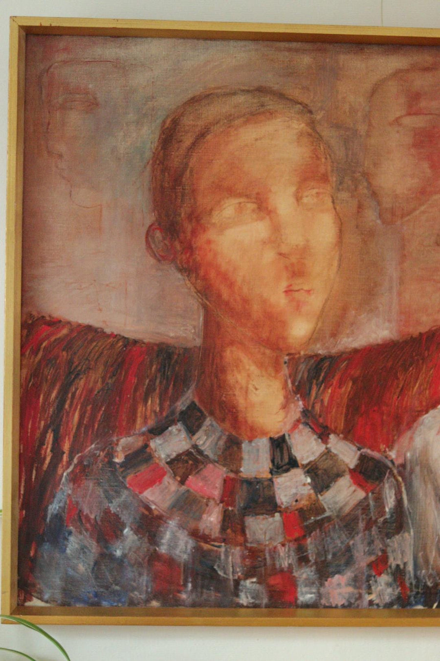 Original Mid Century Oil on Canvas – “Figures”