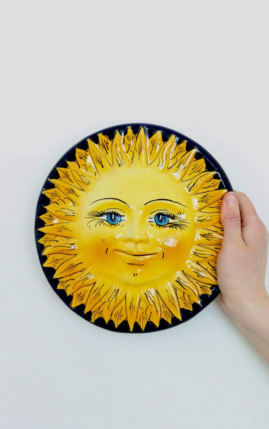 Vintage Ceramic Sun