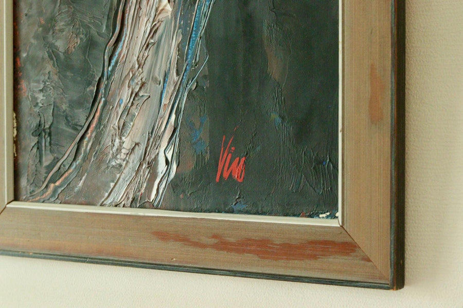Mid-20th Century Original Oil on Panel – The Tree