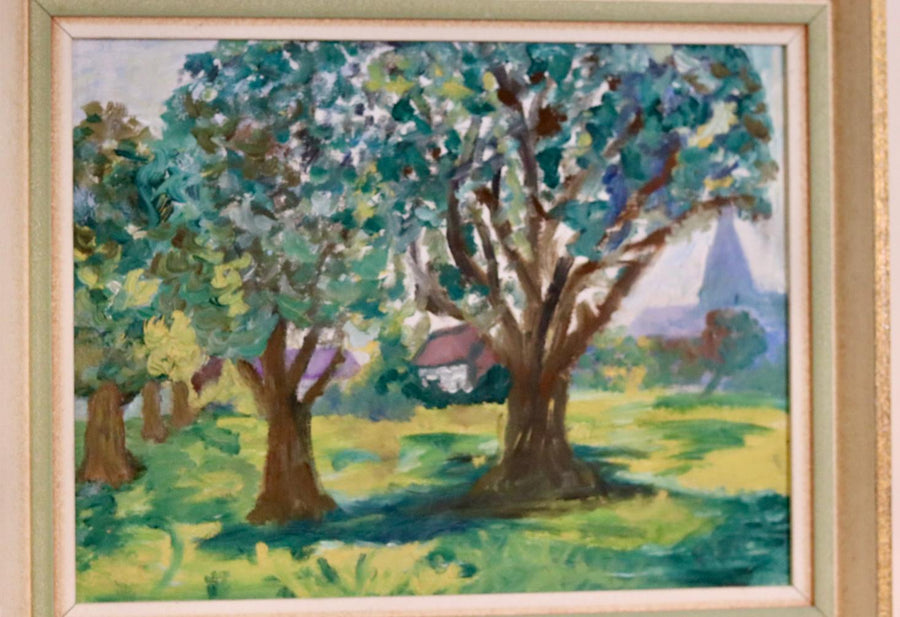 "House Obscured by Trees " by A. Akalsson