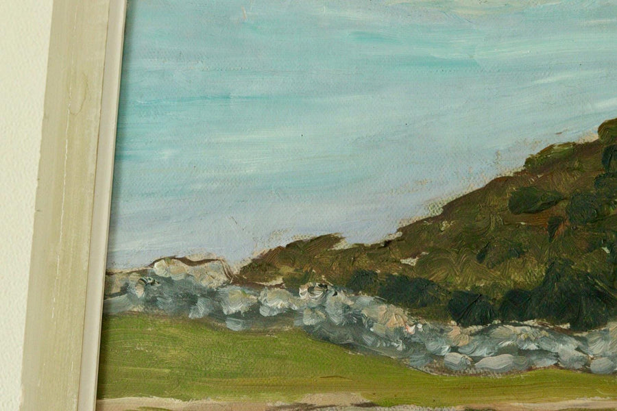 Mid-20th Century Original Oil on Canvas – Landscape