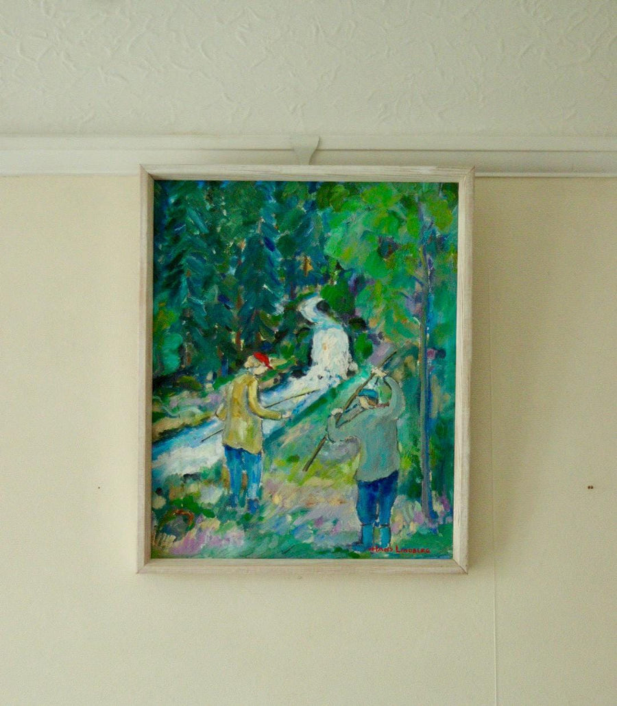 Original Swedish Oil on Canvas – By HANS LINDBERG