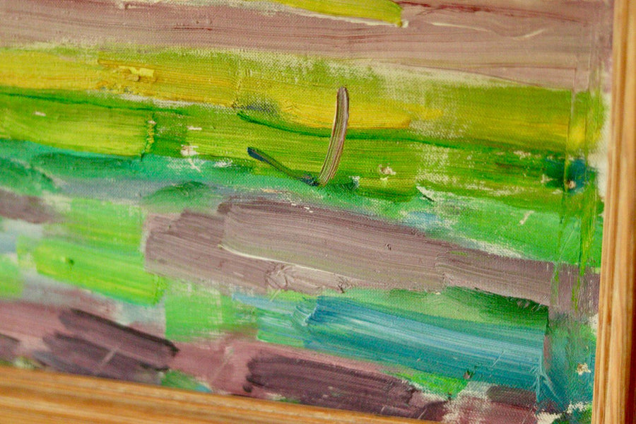Original Mid-Century Swedish Oil on Canvas – By GERHARD LUNDBERG