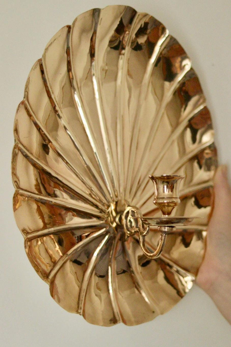 Pair of Vintage Brass Sconces