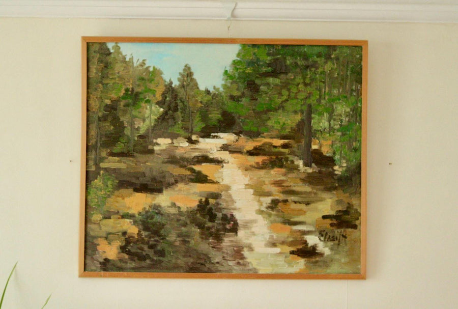 Original Swedish Oil on Canvas – “Landscape”