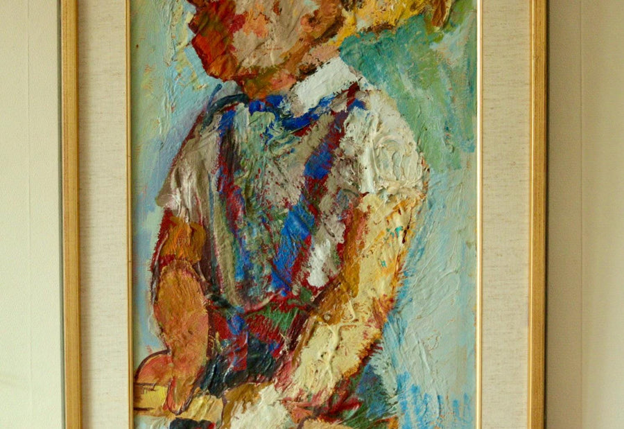 “Portrait of a Young Boy” by Bertil Wahlberg (1923–1980)