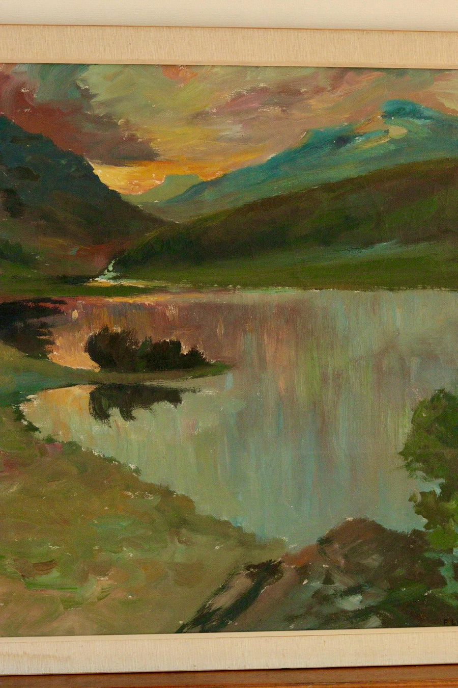 "Serene Landscape" by F. Lorentz