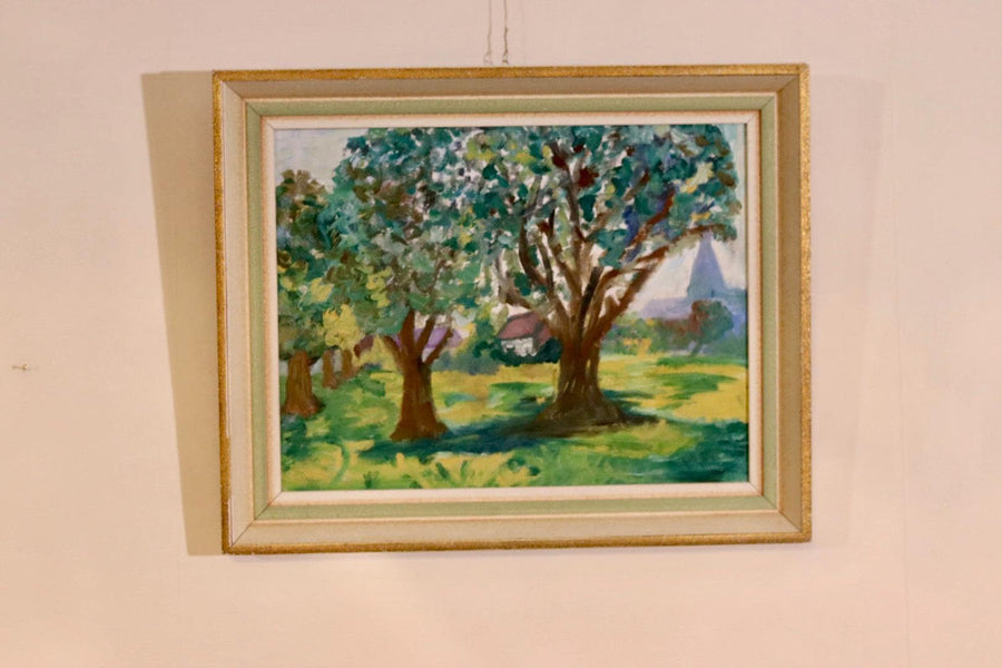 "House Obscured by Trees " by A. Akalsson