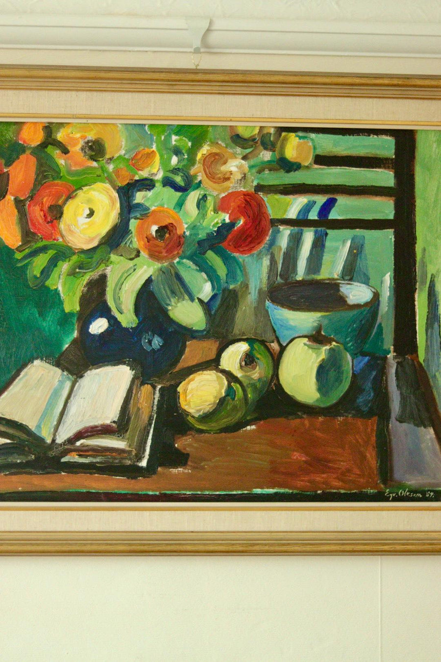 “Still Life with Book” by Eyvind Olesen
