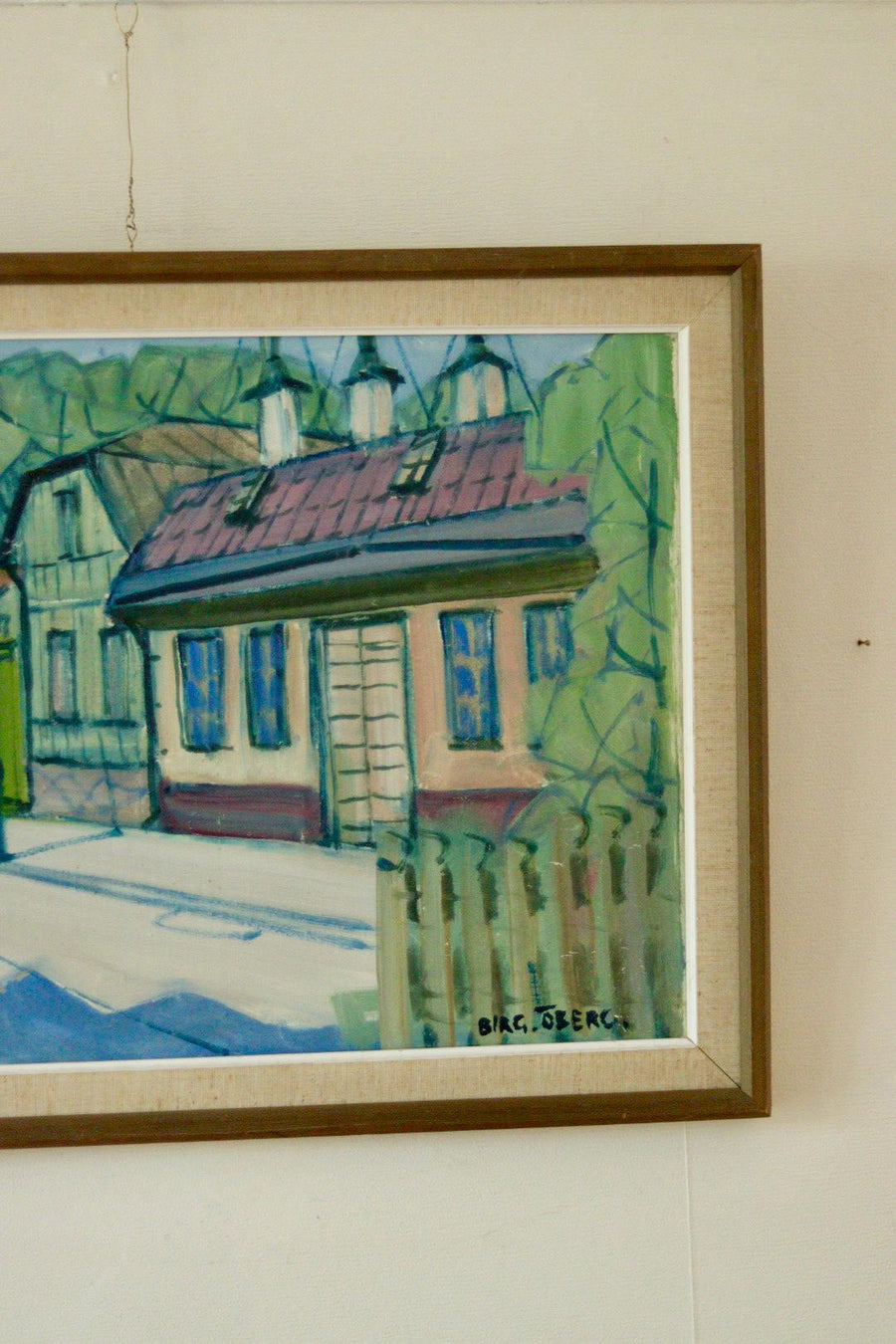“Street with Houses” – Birger Öberg