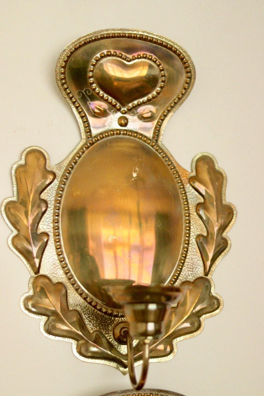 Pair of Mid Century Swedish Brass Sconces
