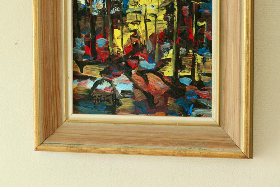 "Tall Trunks in a Large Forest" by Gösta Hilding